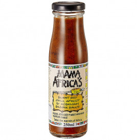 Mama Africa's Sweet Red Chilli, Apricot & Rosemary Simmer Sauce  Glass Bottle  250 millilitre